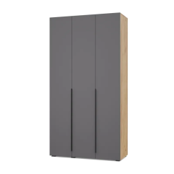 Шкаф 3-х дверный Х31 Харди, Дуб золотой/Графит